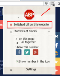 Dezactivează Adblock Plus pentru moviemakeronline.com în Chrome și Opera